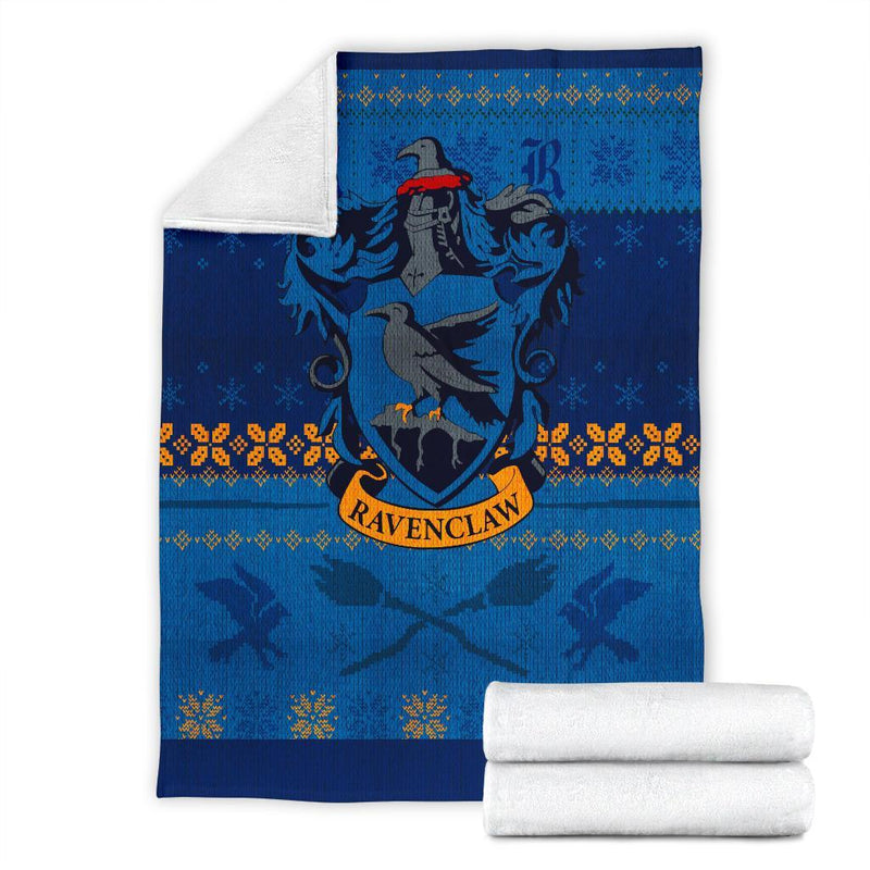 Harry Potter Ravenclaw Art Ugly Christmas Custom Blanket Home Decor Nearkii
