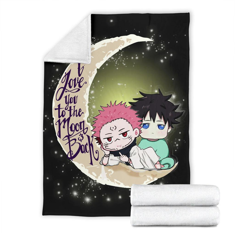 Jujutsu Kaisen Megumi Sukuna Chibi Cute Anime Premium Blanket Nearkii