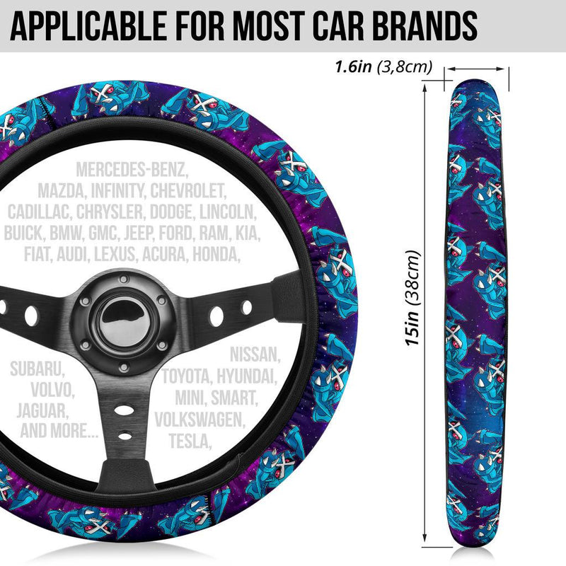 Metagross Pokemon Anime Custom Car Steering Wheel Cover Nearkii