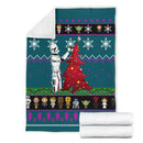 Starwars Blue Christmas Blanket Amazing Gift Idea Nearkii