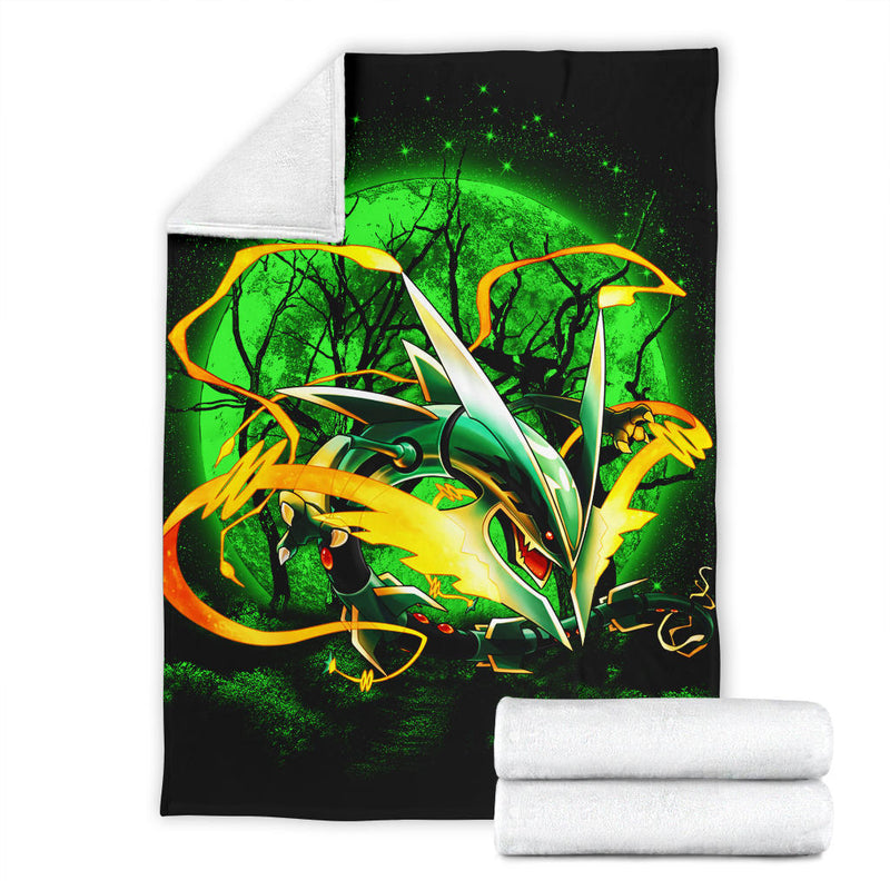 Mega X Rayquaza Moonlight Premium Blanket Nearkii