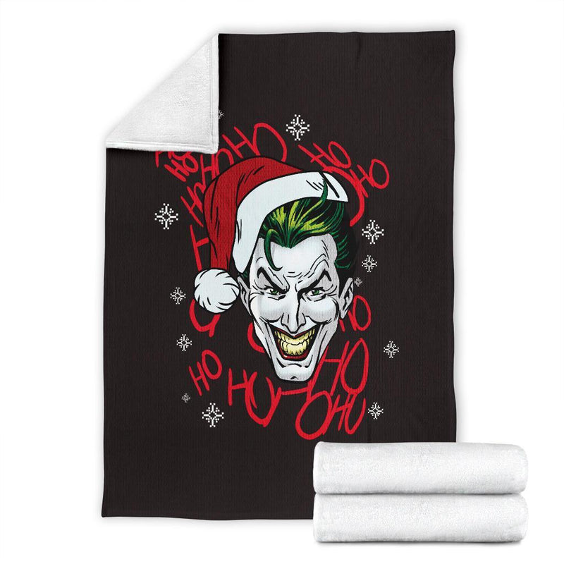 Joker Ho Ho Ho Ugly Christmas Custom Blanket Home Decor Nearkii