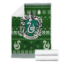 Harry Potter Slytherin Art Ugly Christmas Custom Blanket Home Decor Nearkii