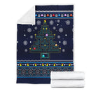 Pacman Ugly Christmas Custom Blanket Home Decor Nearkii