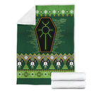 Robot Sign Ugly Christmas Custom Blanket Home Decor Nearkii