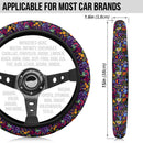 Birds Flower Forest Premium Car Steering Wheel Cover Nearkii