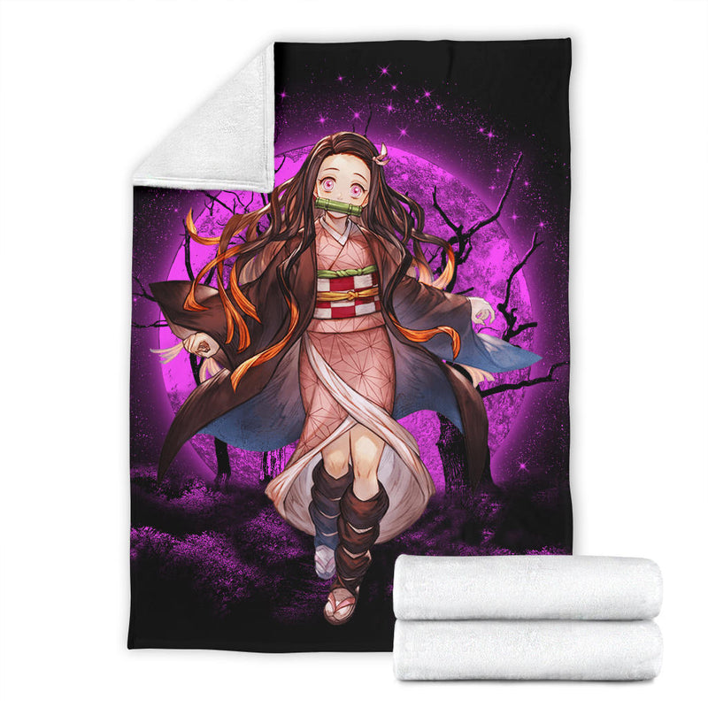 Nezuko Demon Slayer Moonlight Premium Blanket Nearkii