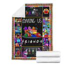 Among Us F.R.I.E.N.D.S Christmas Custom Blanket Home Decor Nearkii