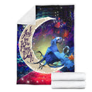 Rio Blu And Jewel Love You To The Moon Galaxy Blanket Nearkii