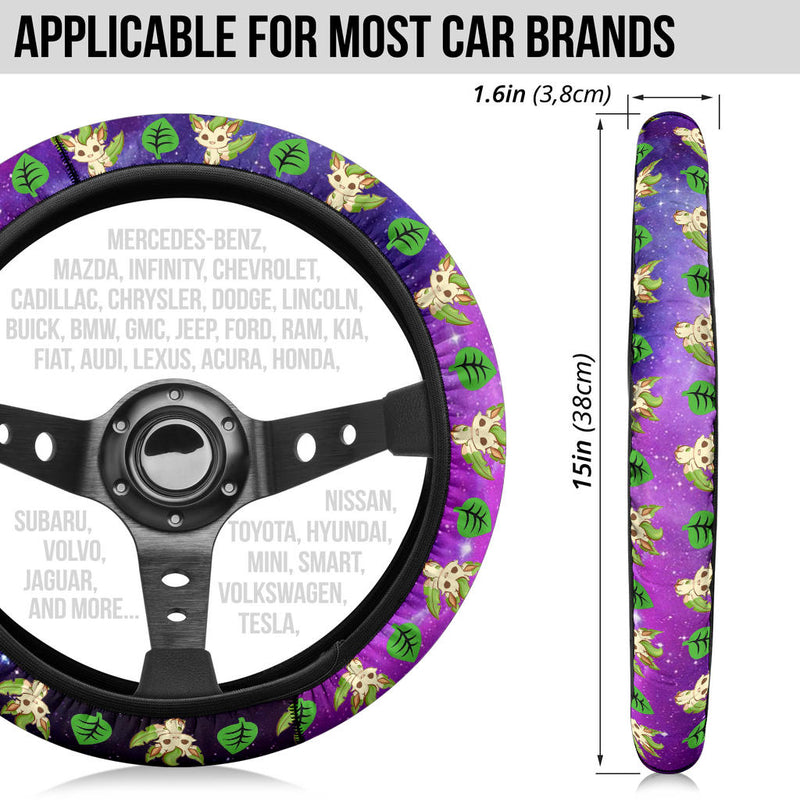 Pokemon Galaxy Leafon Eevee Evolution Car Steering Wheel Cover Nearkii