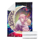Chainsaw Man Denji X Power Love You To The Moon Galaxy Blanket Nearkii