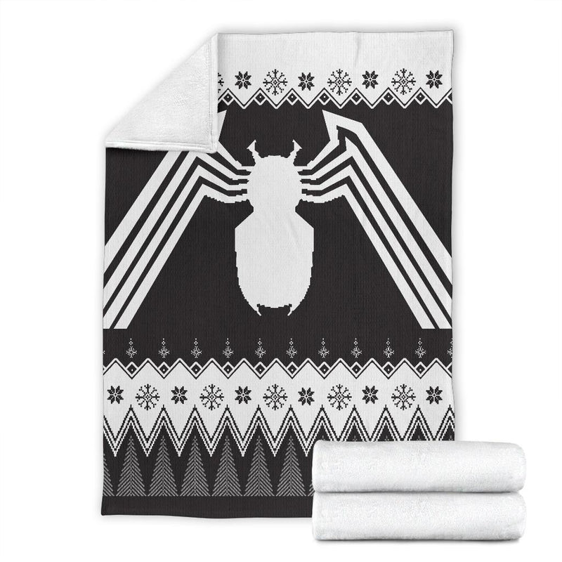 Venom Ugly Christmas Custom Blanket Home Decor Nearkii