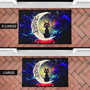 Sailor Moon Cat Moon And Back Anime Door Mat Nearkii
