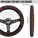Color Mexican Bird Flower Premium Car Steering Wheel Cover Nearkii