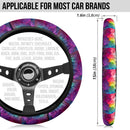 Triangle Background color Premium Car Steering Wheel Cover Nearkii