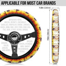 Rengoku Kyoxjuror Demon Slayer Anime Car Steering Wheel Cover 3 Nearkii