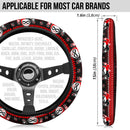 Harley Quinn Art Christmas Premium Custom Car Steering Wheel Cover Nearkii