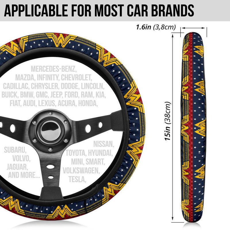 Wonder Woman Premium Custom Car Steering Wheel Cover Nearkii