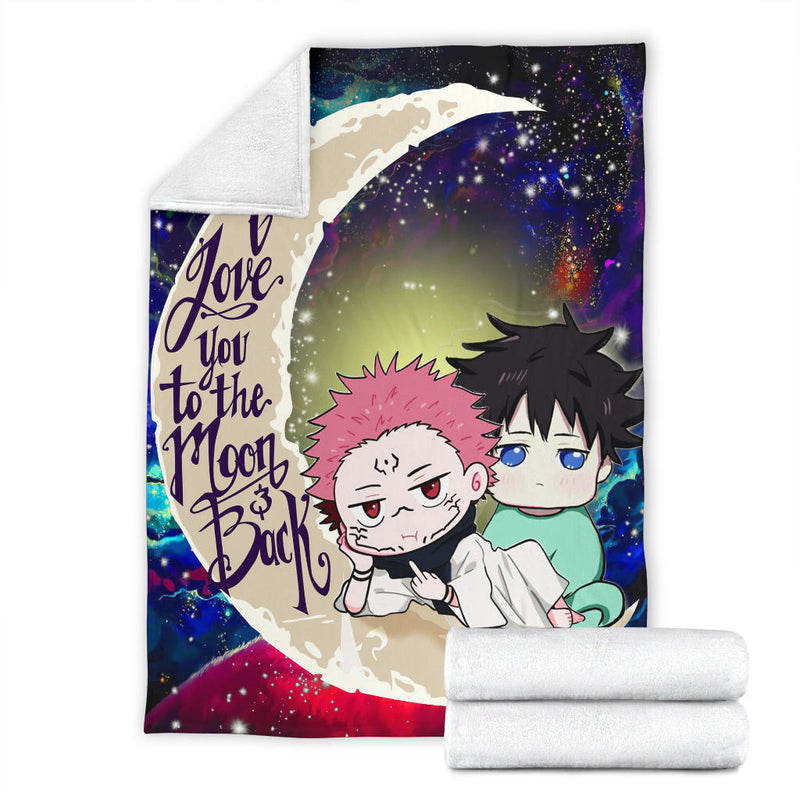 Jujutsu Kaisen Gojo Sakuna Anime Love You To The Moon Galaxy Premium Blanket Nearkii