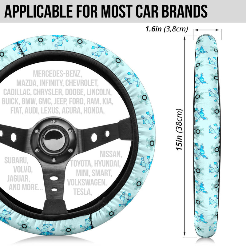 Pokemon Glaceon Eevee Evolution Car Steering Wheel Cover Nearkii