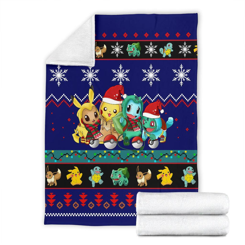 Gearzime Pokemon Christmas Blanket Amazing Gift Idea Nearkii