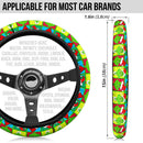 The Grinch Christmas Car Steering Wheel Cover
