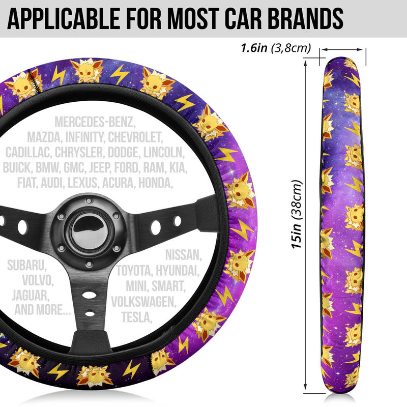 Pokemon Galaxy Jolteon Eevee Evolution Car Steering Wheel Cover Nearkii