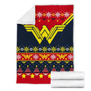 Wonder Woman Art Ugly Christmas Custom Blanket Home Decor Nearkii