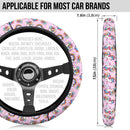 Unicorn Pink Rainbow Cute Premium Car Steering Wheel Cover Nearkii