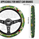 Baby Yoda Cute Christmas Premium Custom Car Steering Wheel Cover Nearkii