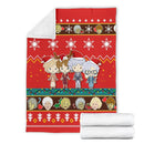 Red Golden Girls Christmas Blanket Amazing Gift Idea Nearkii