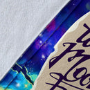 Cute Eevee Pokemon Sleep Night Love You To The Moon Galaxy Blanket Nearkii