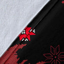 Fire And Blood Ugly Christmas Custom Blanket Home Decor Nearkii
