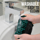 Blue Black Caro Retro Premium Car Steering Wheel Cover Nearkii