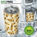Honey Bee Pattern Tumbler