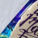 Natsu Fairy Tail Anime Love You To The Moon Galaxy Premium Blanket Nearkii