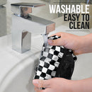 Caro Black White Fashion Premium Car Steering Wheel Cover Nearkii