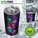 Best Custom Butterfly Faith Hope Love Personalized Tumbler Nearkii