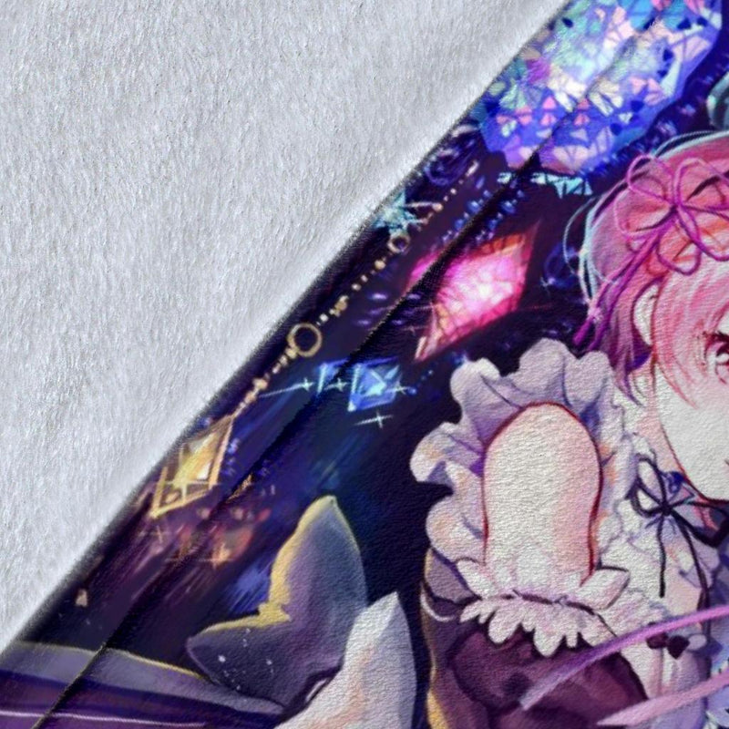 Ram And Rem Anime Girl Re Zero Premium Blanket Nearkii