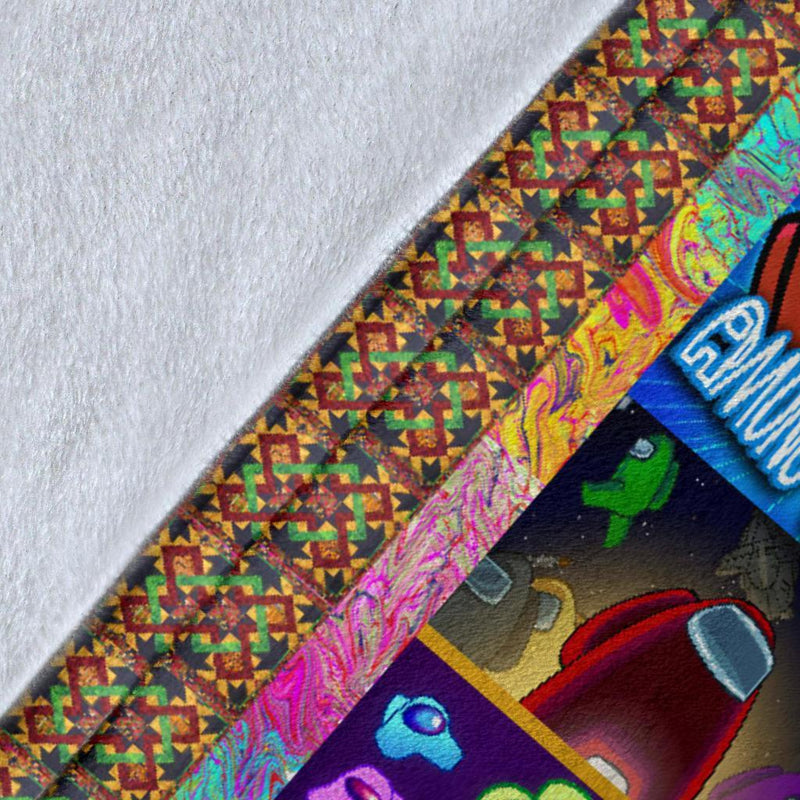 Among Us F.R.I.E.N.D.S Christmas Custom Blanket Home Decor Nearkii