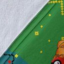 Green Gearzime Pokemon Pikachu Christmas Blanket Amazing Gift Idea Nearkii