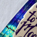 Fox Couple Love You To The Moon Galaxy Premium Blanket Nearkii