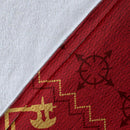 Bloody Sign Ugly Christmas Custom Blanket Home Decor Nearkii