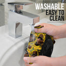 Sunflower Dachshund Car Steering Wheel Cover