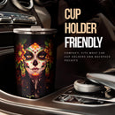 Skull Girl Wink Personalized Tumbler