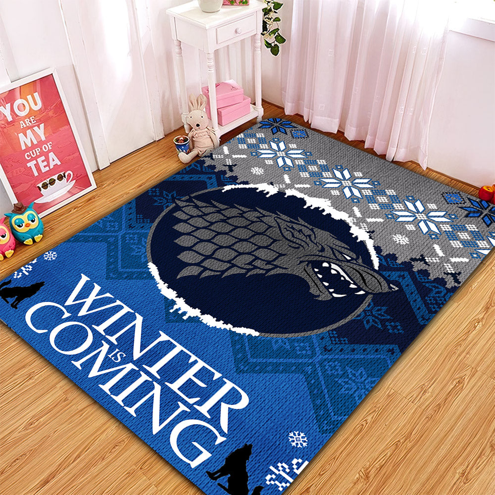 Game Of Thrones Stark Family Rectangular Area Rug