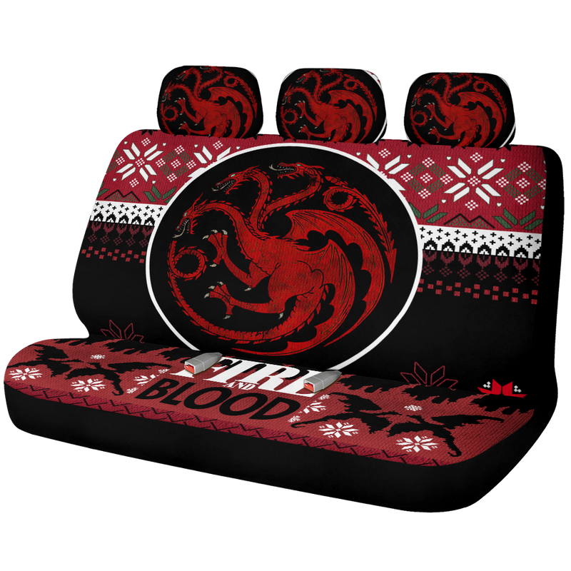 Game Of Thrones Targaryen Dragon Christmas Car Back Seat Covers Decor Protectors Nearkii