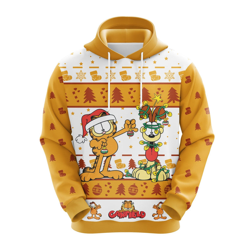 Garfield Christmas Cute Noel Mc Ugly Hoodie Amazing Gift Idea Thanksgiving Gift Nearkii