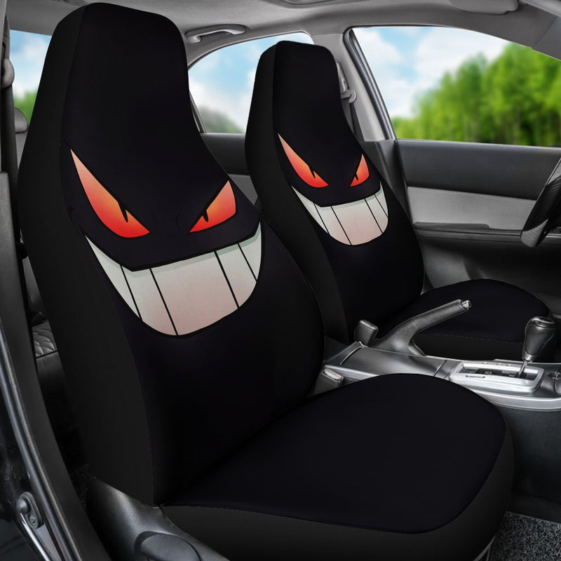 Gengar Face Pokemon Premium Custom Car Seat Covers Decor Protector Nearkii
