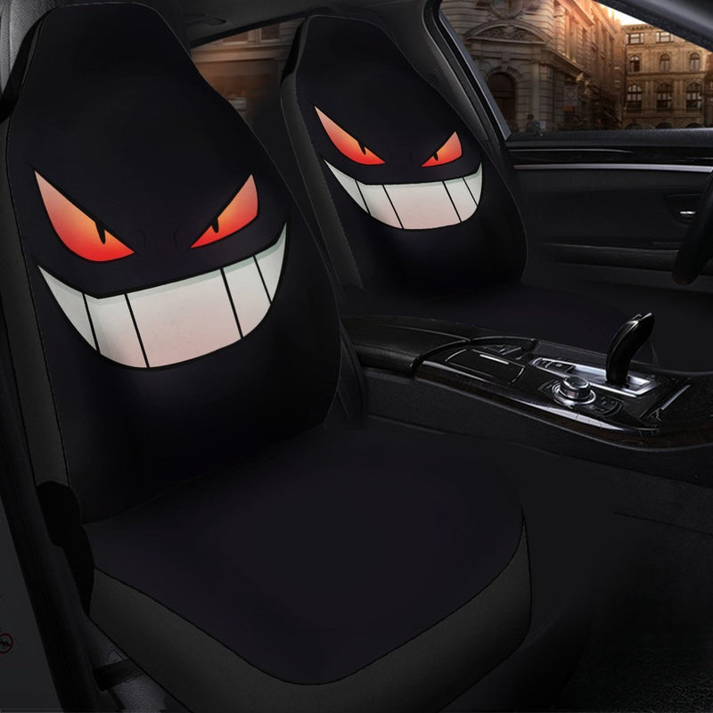 Gengar Face Pokemon Premium Custom Car Seat Covers Decor Protector Nearkii